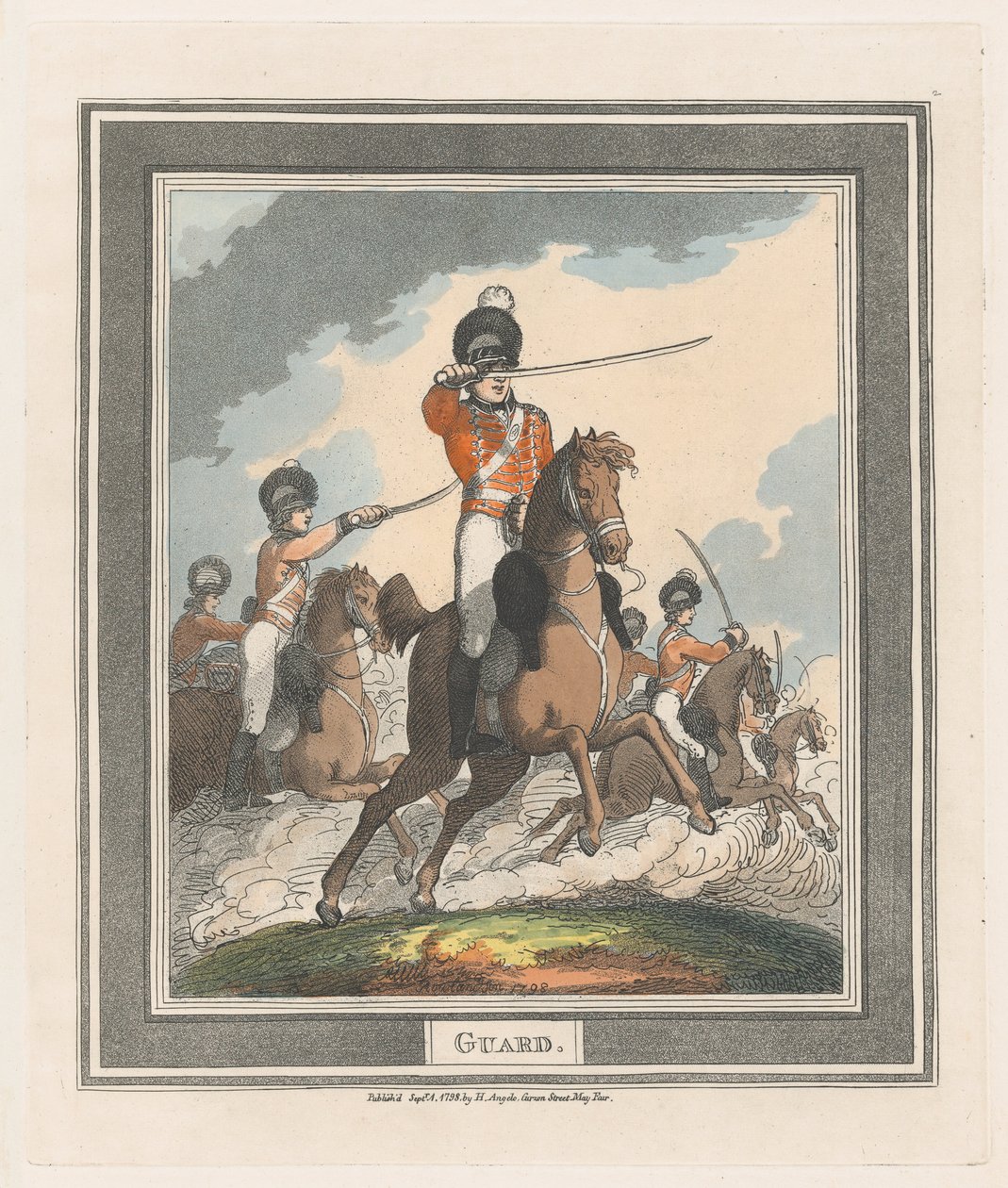 Őrség, 1798. szeptember 1., 1798. szeptember 1. alkotó: Thomas Rowlandson