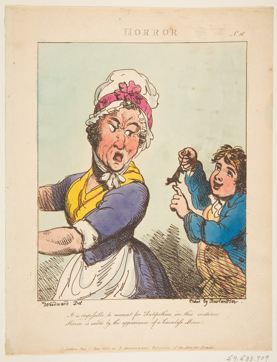 Horror, 1800. január 21. alkotó: Thomas Rowlandson