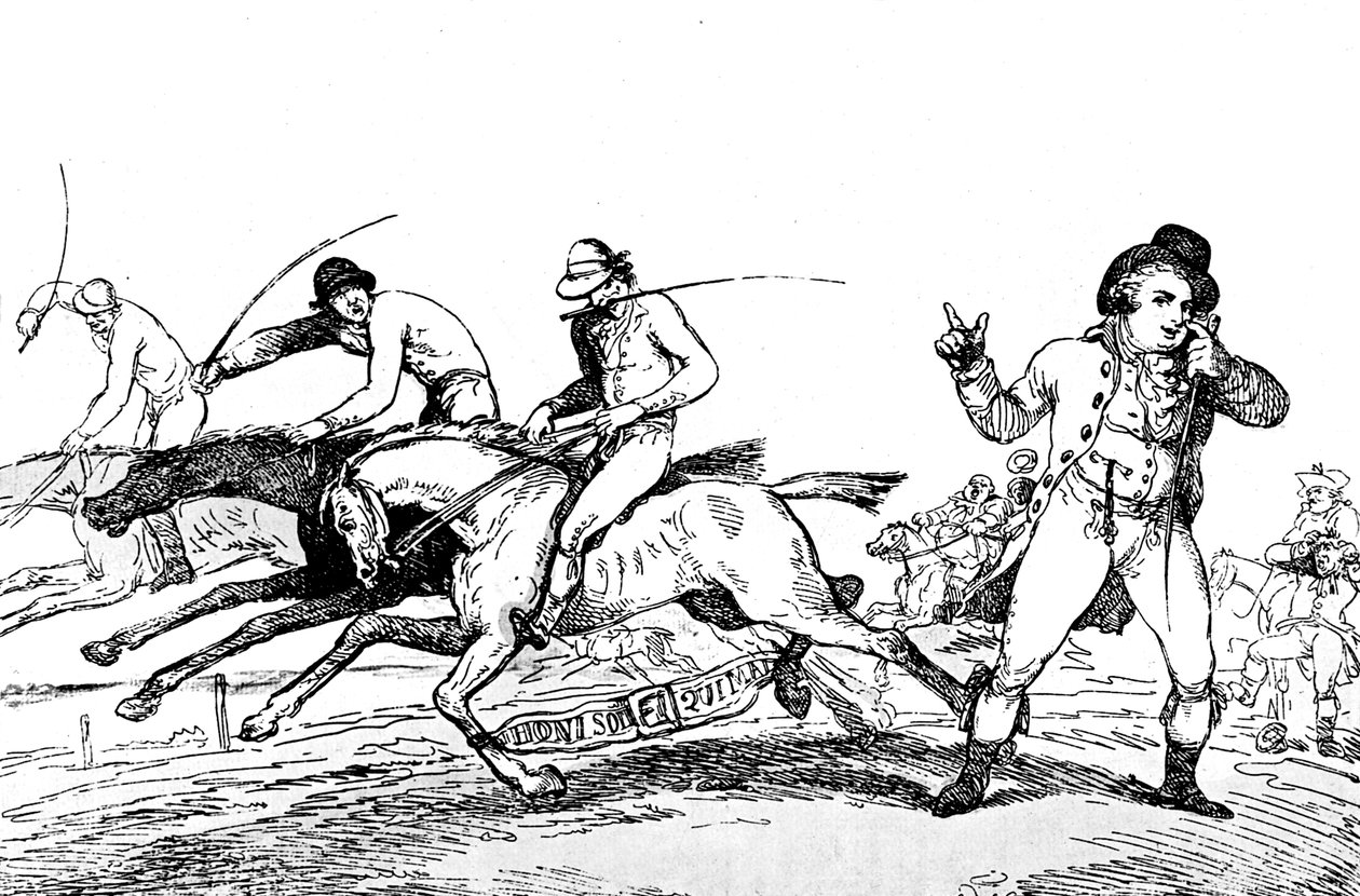 Hogyan meneküljünk el a győzelemtől, 1791 alkotó: Thomas Rowlandson