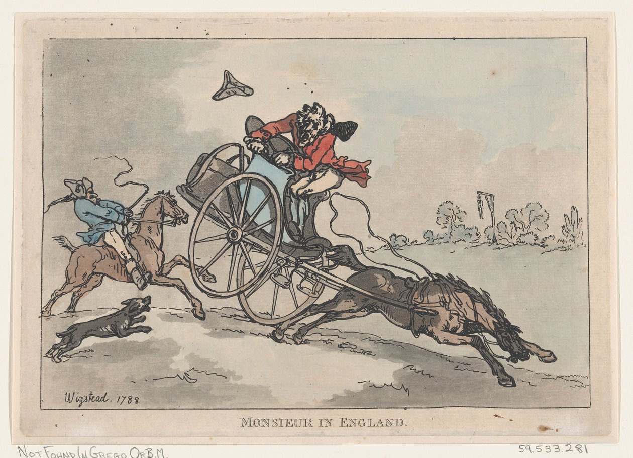 Monsieur Angliában, 1788., 1788. alkotó: Thomas Rowlandson