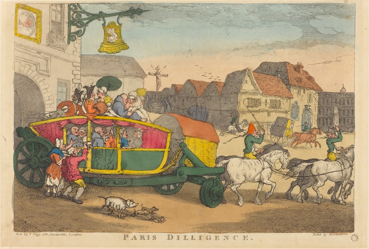 Párizsi szorgalom alkotó: Thomas Rowlandson