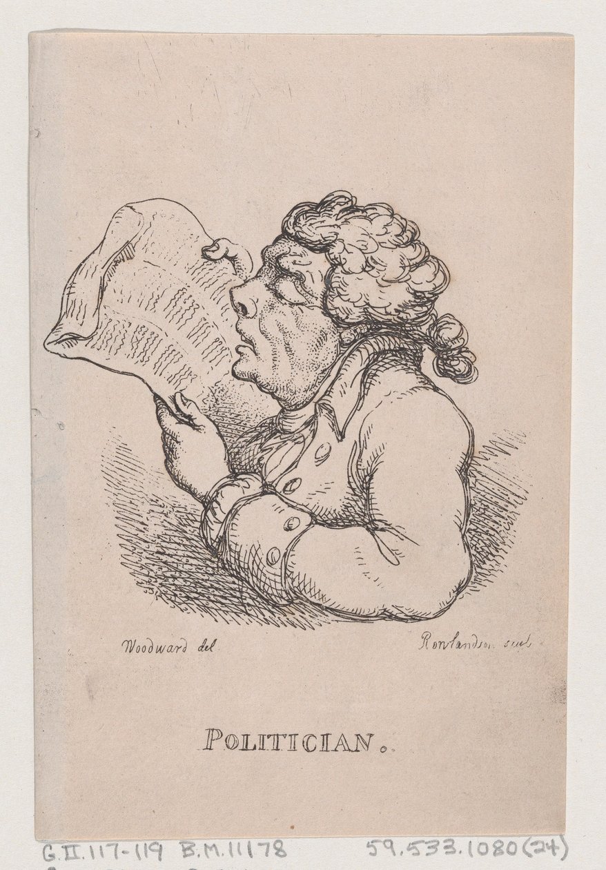 Politikus, 1808. ápr., 1808. ápr. alkotó: Thomas Rowlandson