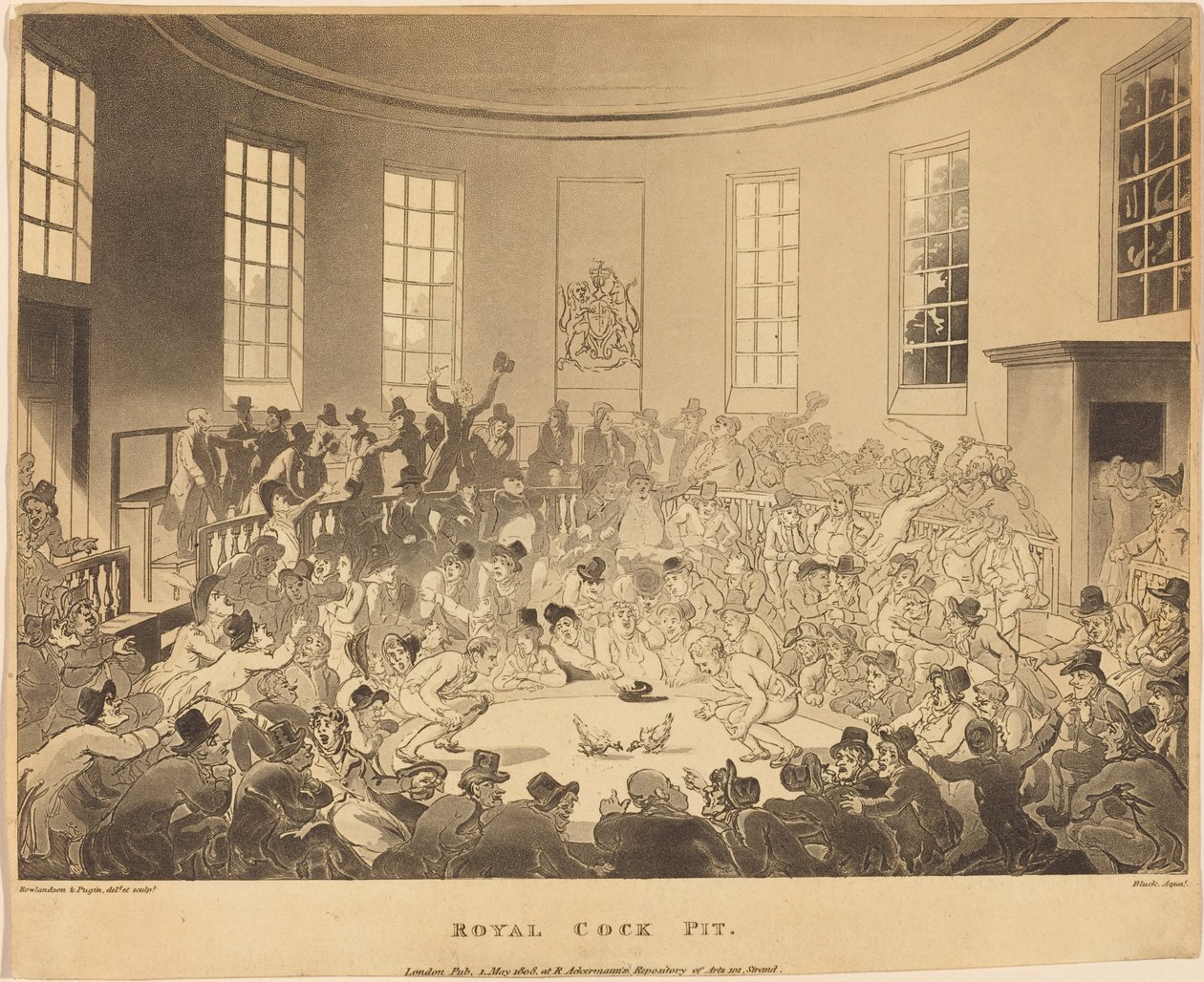 Királyi pilótafülke alkotó: Thomas Rowlandson