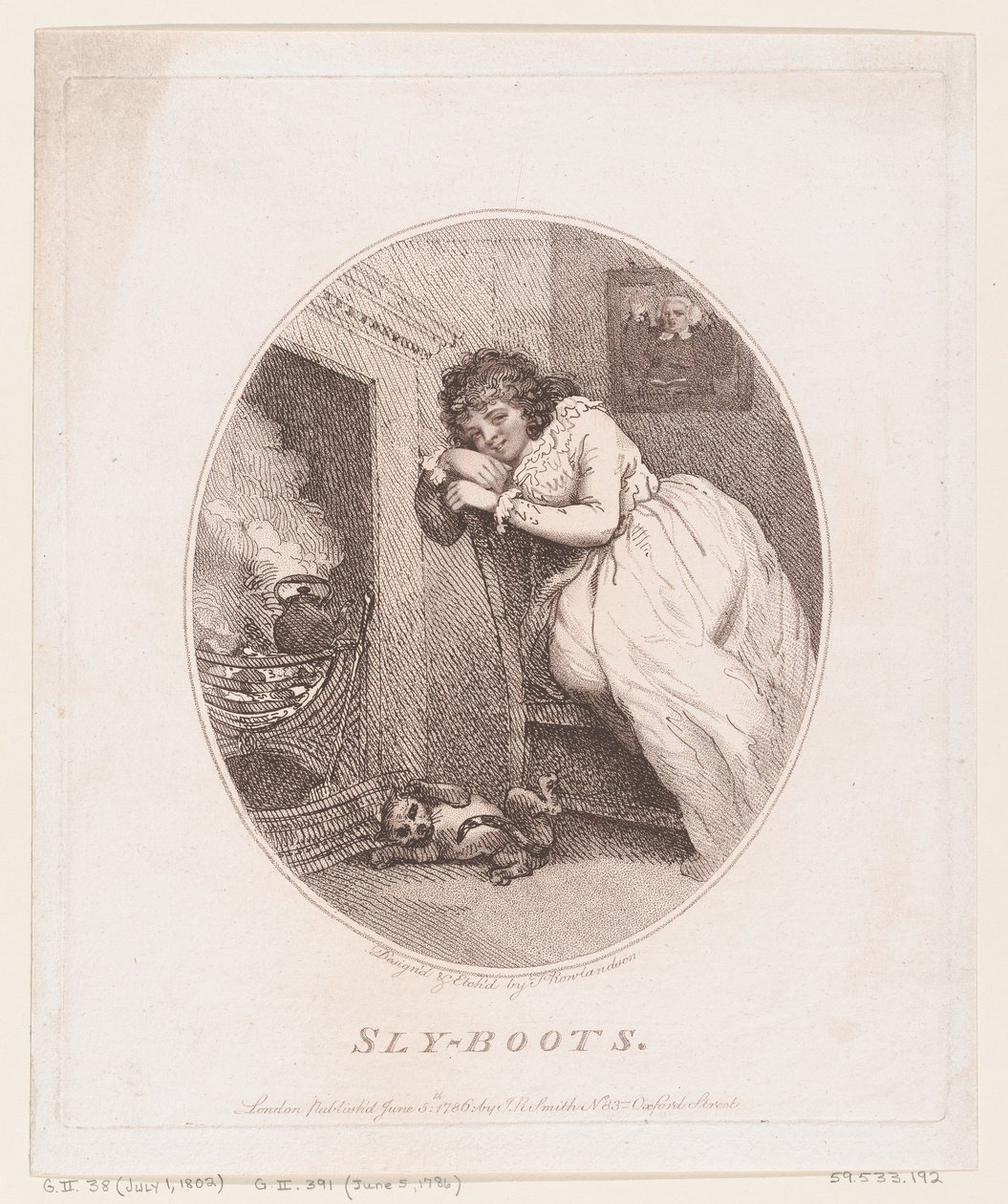Sly-boots, 1786. június 5., 1786. június 5. alkotó: Thomas Rowlandson