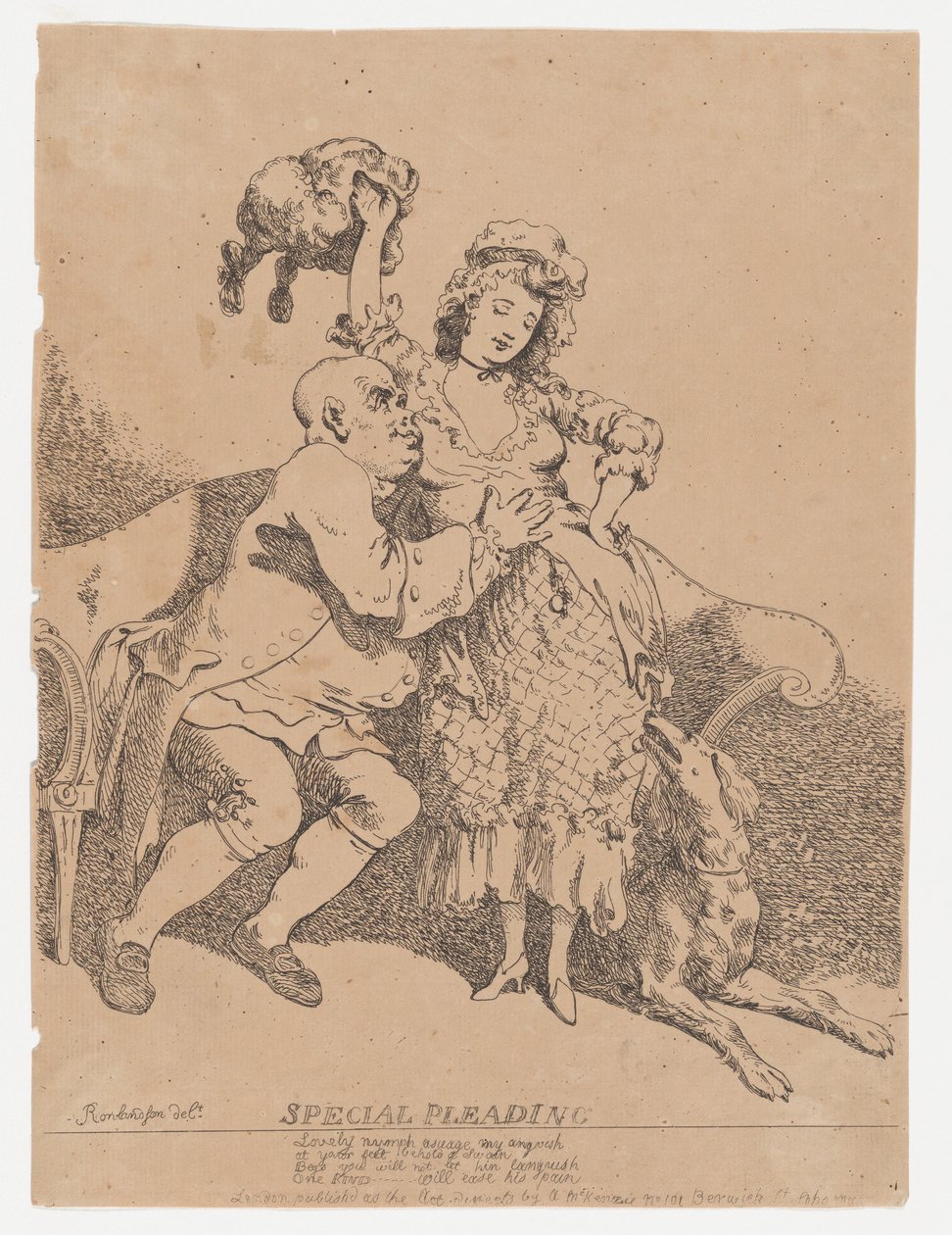 Különleges könyörgés, [1780. március]., [1780. március]. alkotó: Thomas Rowlandson