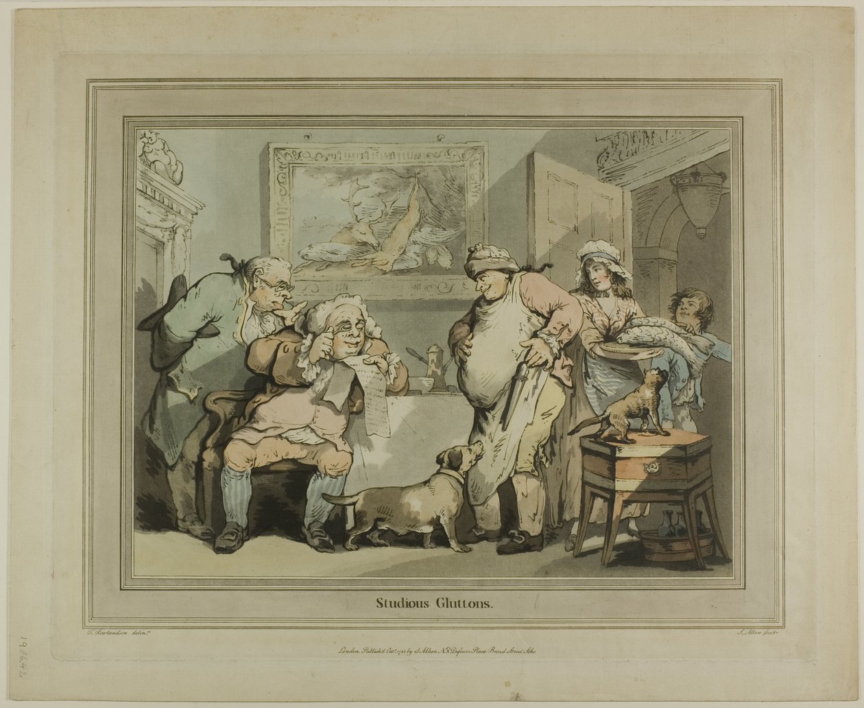 Tanulságos falánkság alkotó: Thomas Rowlandson