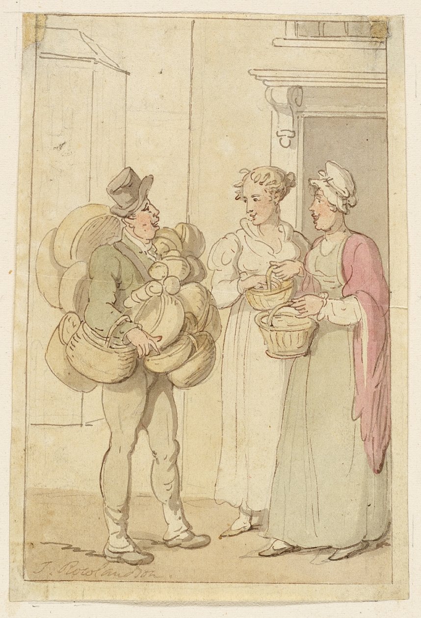 A kosár eladó alkotó: Thomas Rowlandson