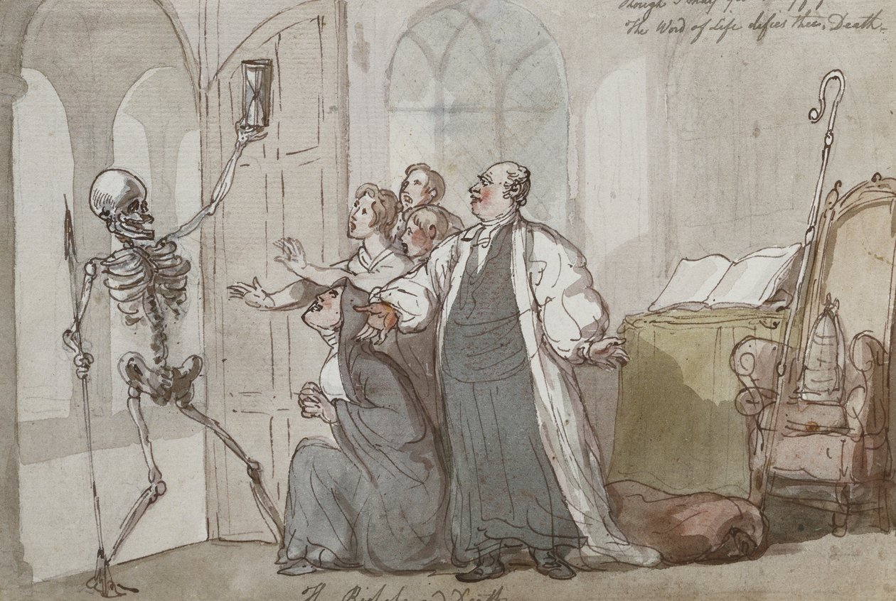 A püspök és a halál alkotó: Thomas Rowlandson