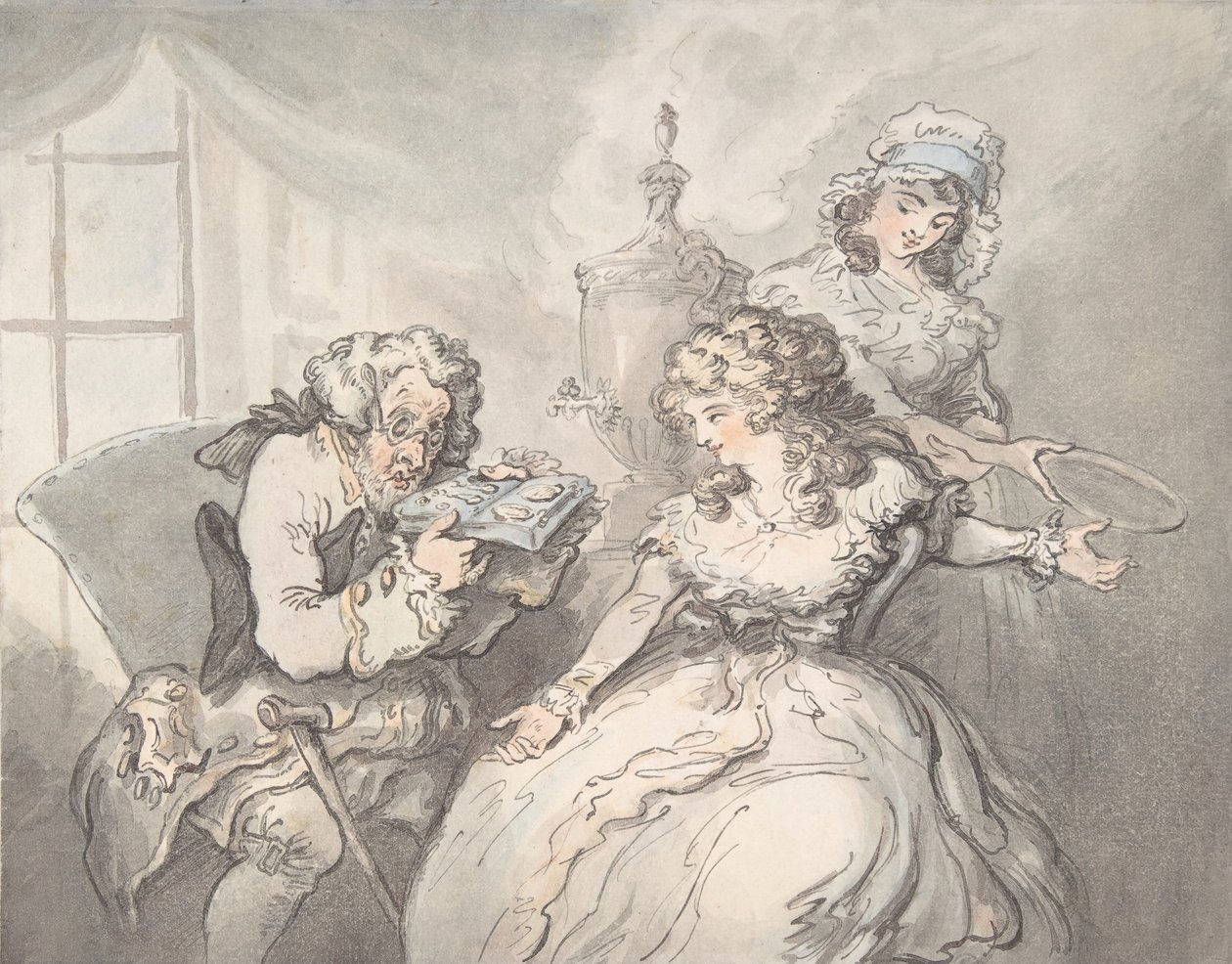 A műértő, 1780-1800. alkotó: Thomas Rowlandson