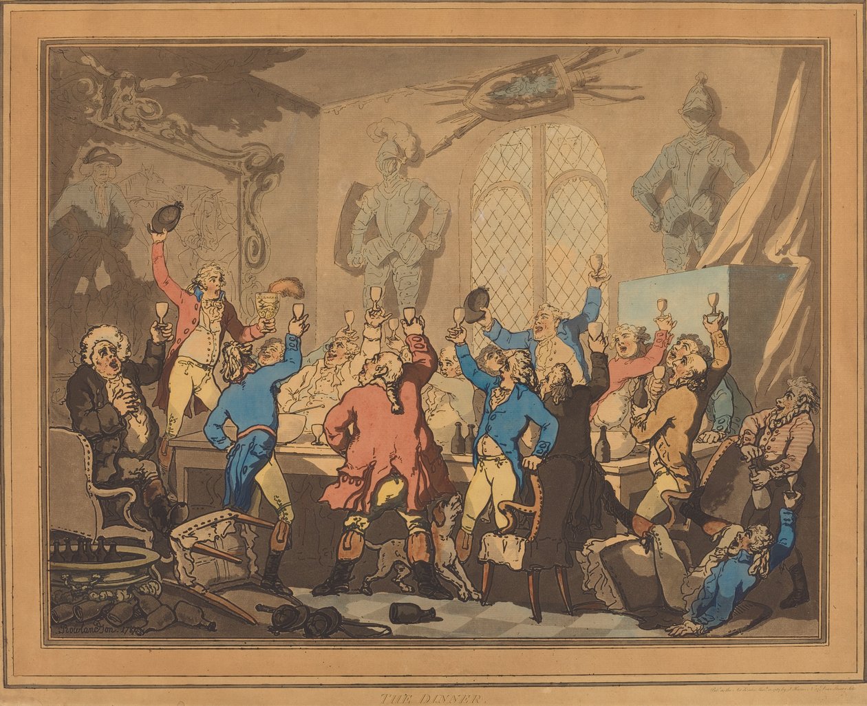 A vacsora alkotó: Thomas Rowlandson