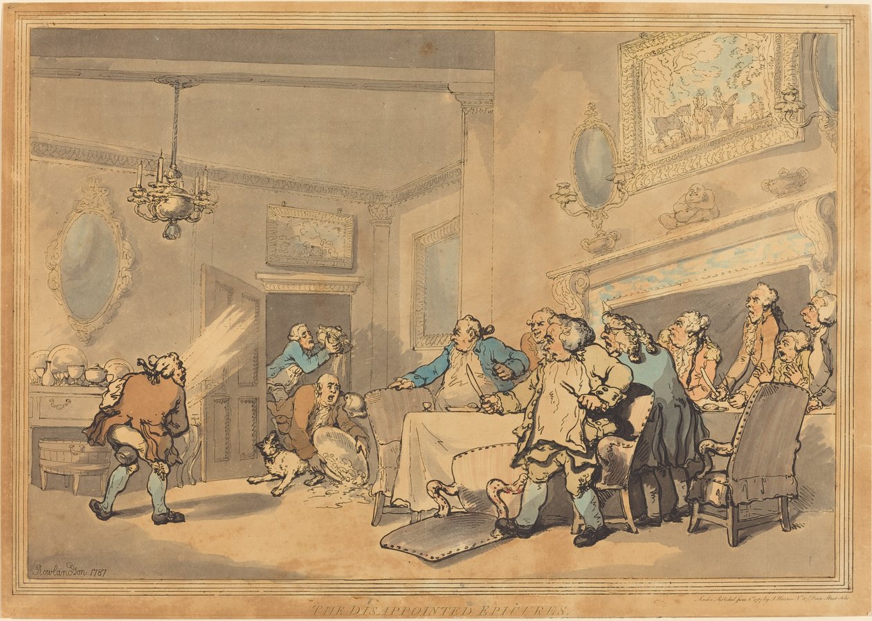 A csalódott epikúrák alkotó: Thomas Rowlandson
