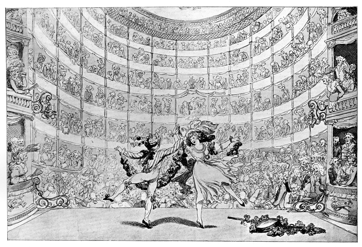 A kilátás előttünk, 1791. alkotó: Thomas Rowlandson