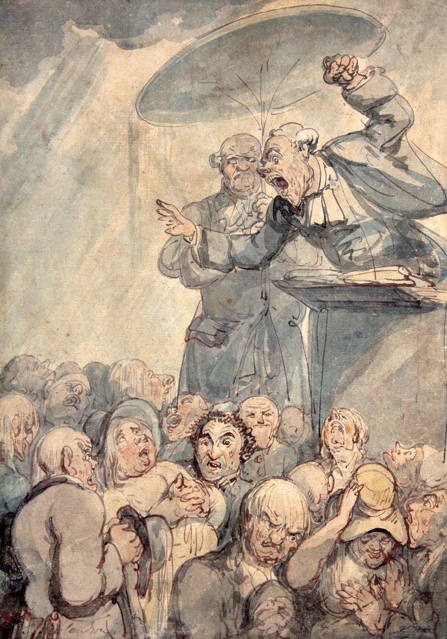 A varázsló (akvarell) alkotó: Thomas Rowlandson