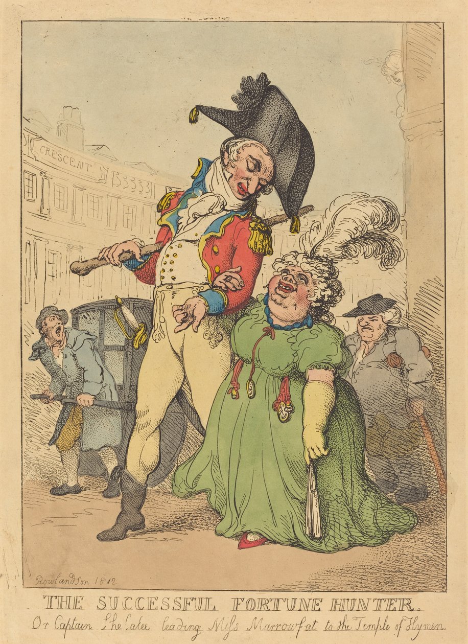 A sikeres szerencsevadász alkotó: Thomas Rowlandson