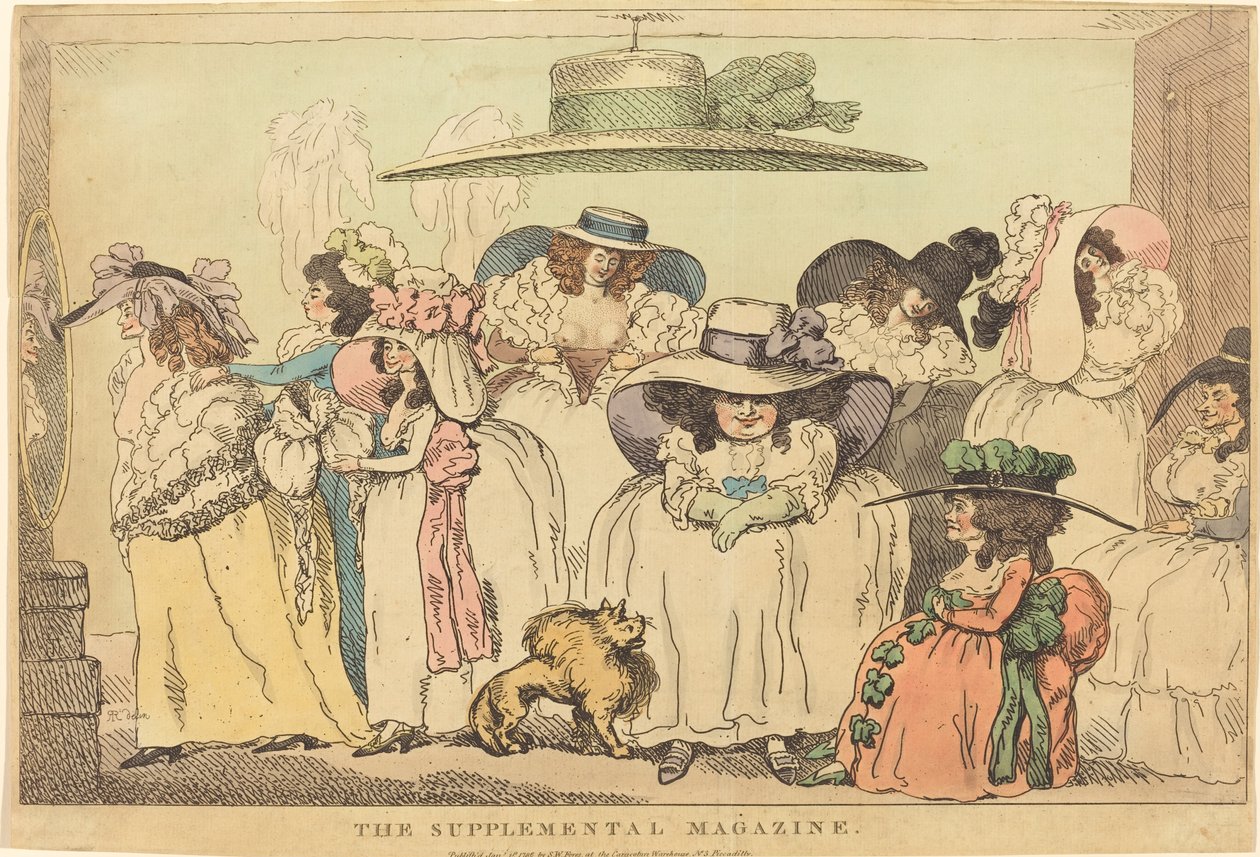 A Kiegészítő Magazin alkotó: Thomas Rowlandson