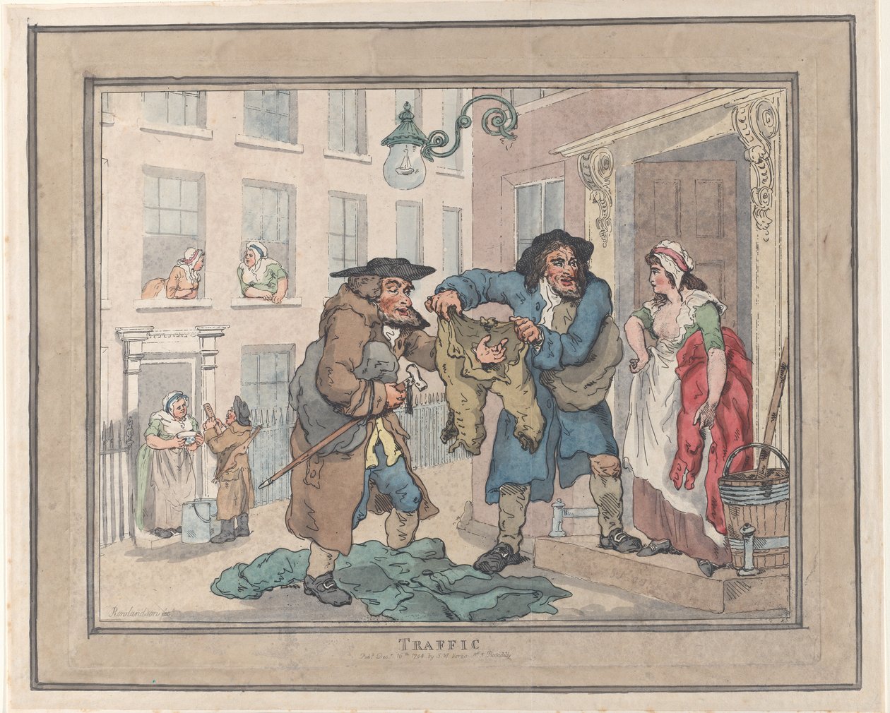 Közlekedés, 1791., 1791. alkotó: Thomas Rowlandson