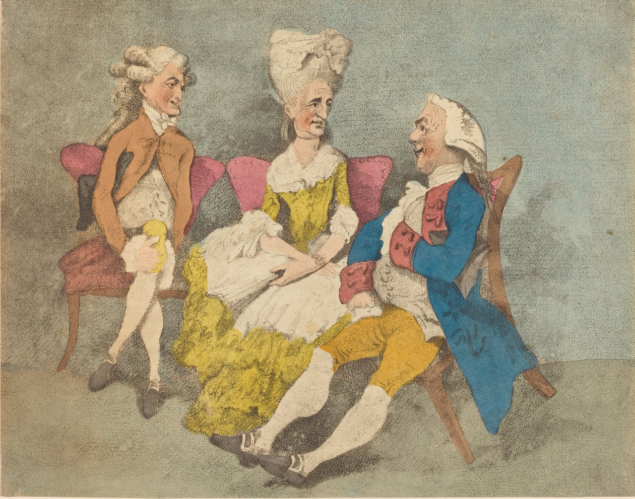 Két húr az íjhoz, 1800. alkotó: Thomas Rowlandson