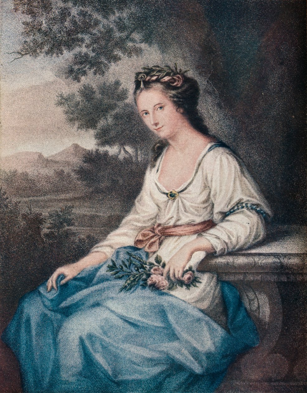 Tisztelt Anne Damer, 18. század, 1904. alkotó: Thomas Ryder