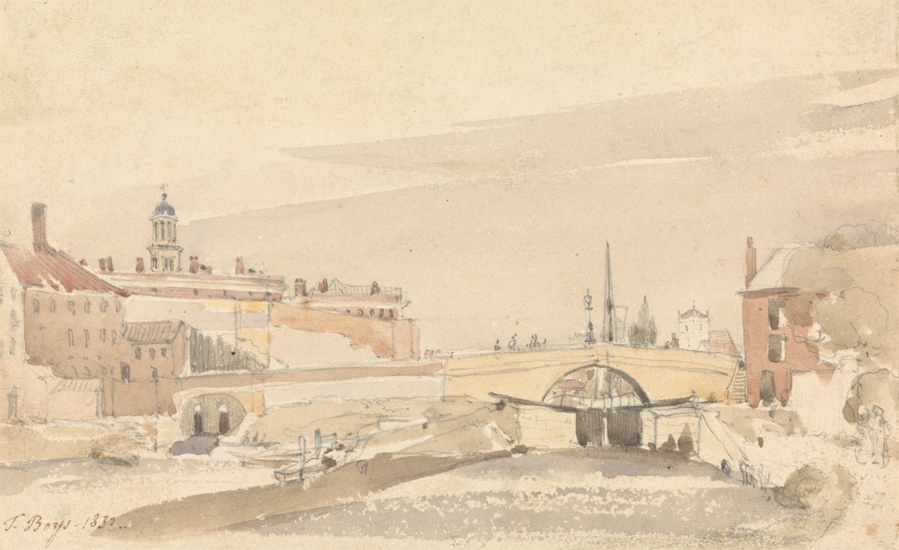 A Castle Mills Bridge, York alkotó: Thomas Shotter Boys