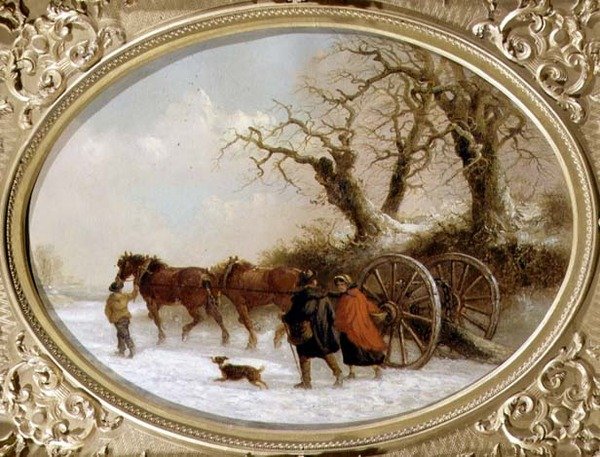 Tél (olaj, vászon) alkotó: Thomas Smythe