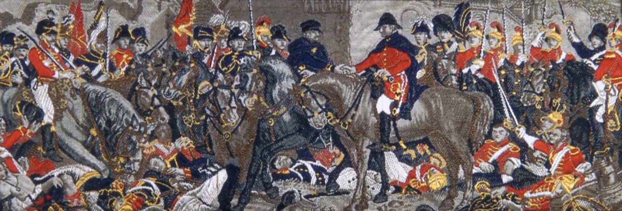 Wellington és Blucher alkotó: Thomas Stevens