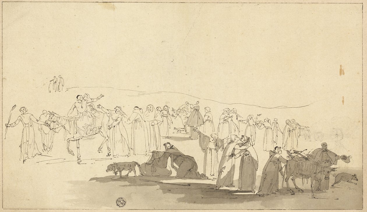 Canterbury zarándokai alkotó: Thomas Stothard