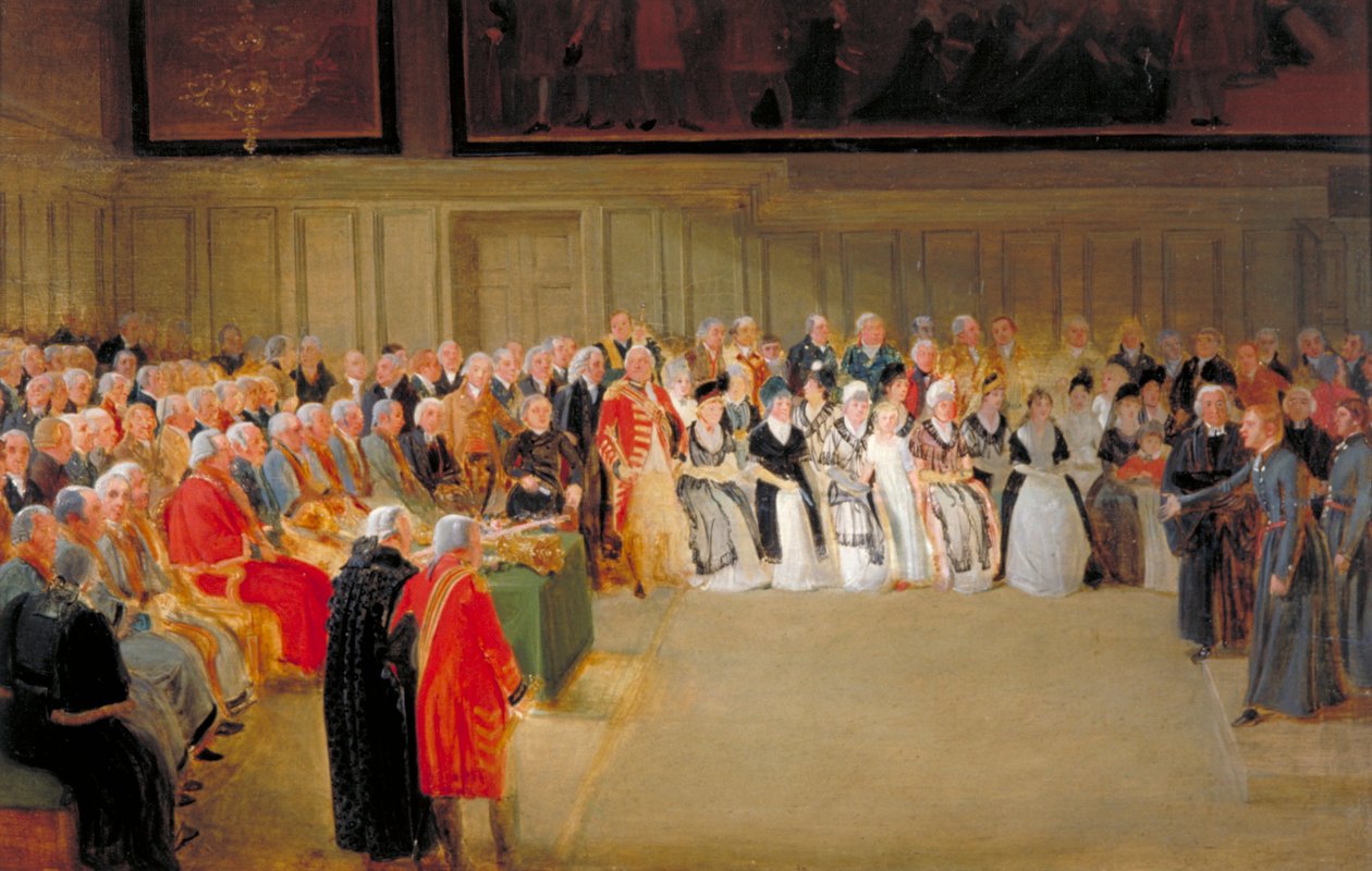 "Krisztus Kórháza, Szent Máté napja, 1798" alkotó: Thomas Stothard