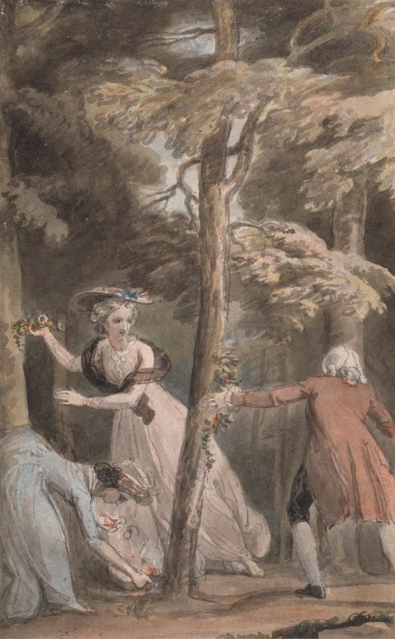 Illusztráció az erényes árvához alkotó: Thomas Stothard