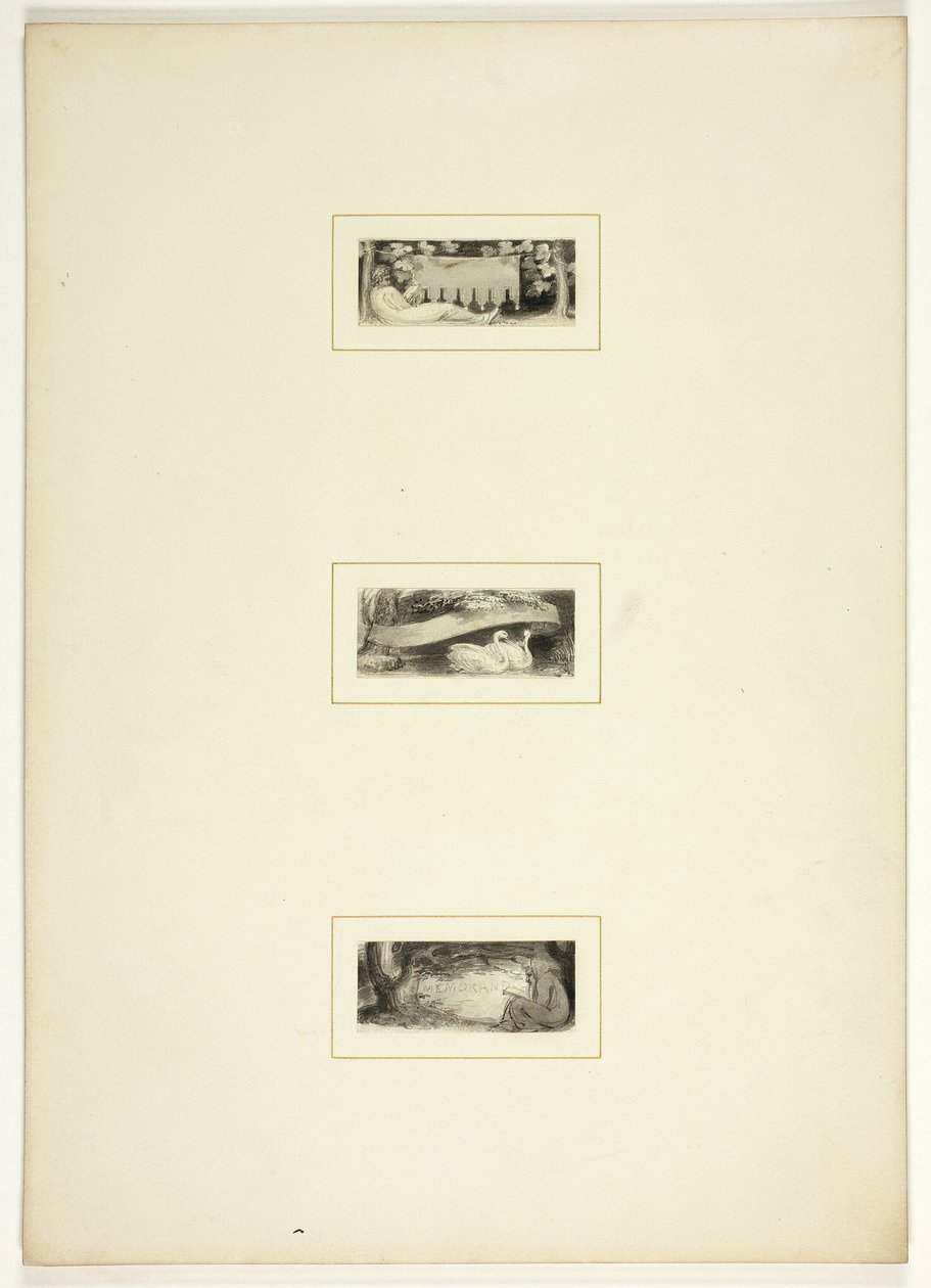 Tanulmány egy tányérhoz a Telemachustól alkotó: Thomas Stothard