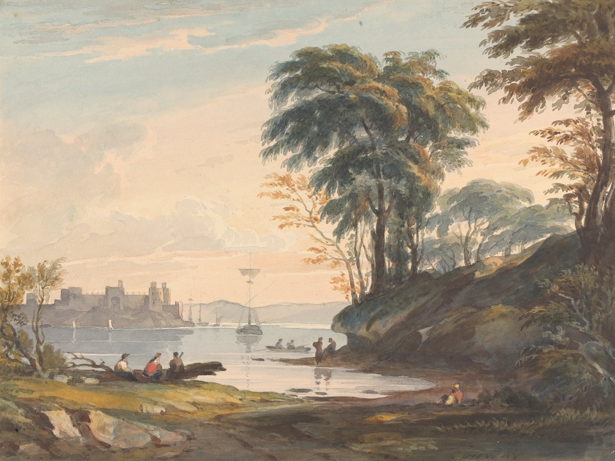 augusztus 15. Conwy kastély alkotó: Thomas Sully