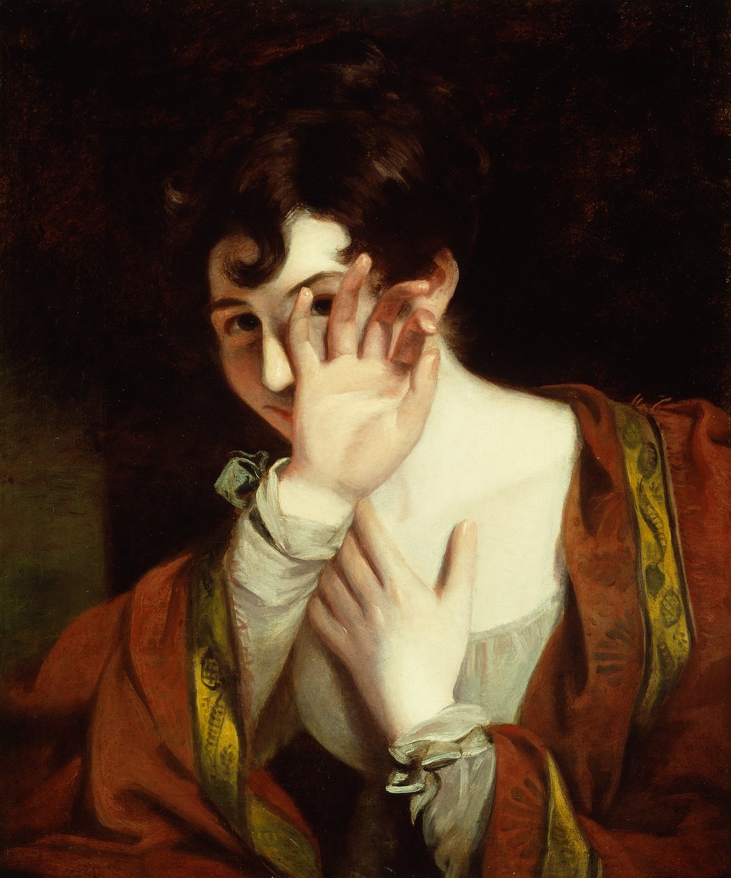 Flört (olaj, vászon) alkotó: Thomas Sully