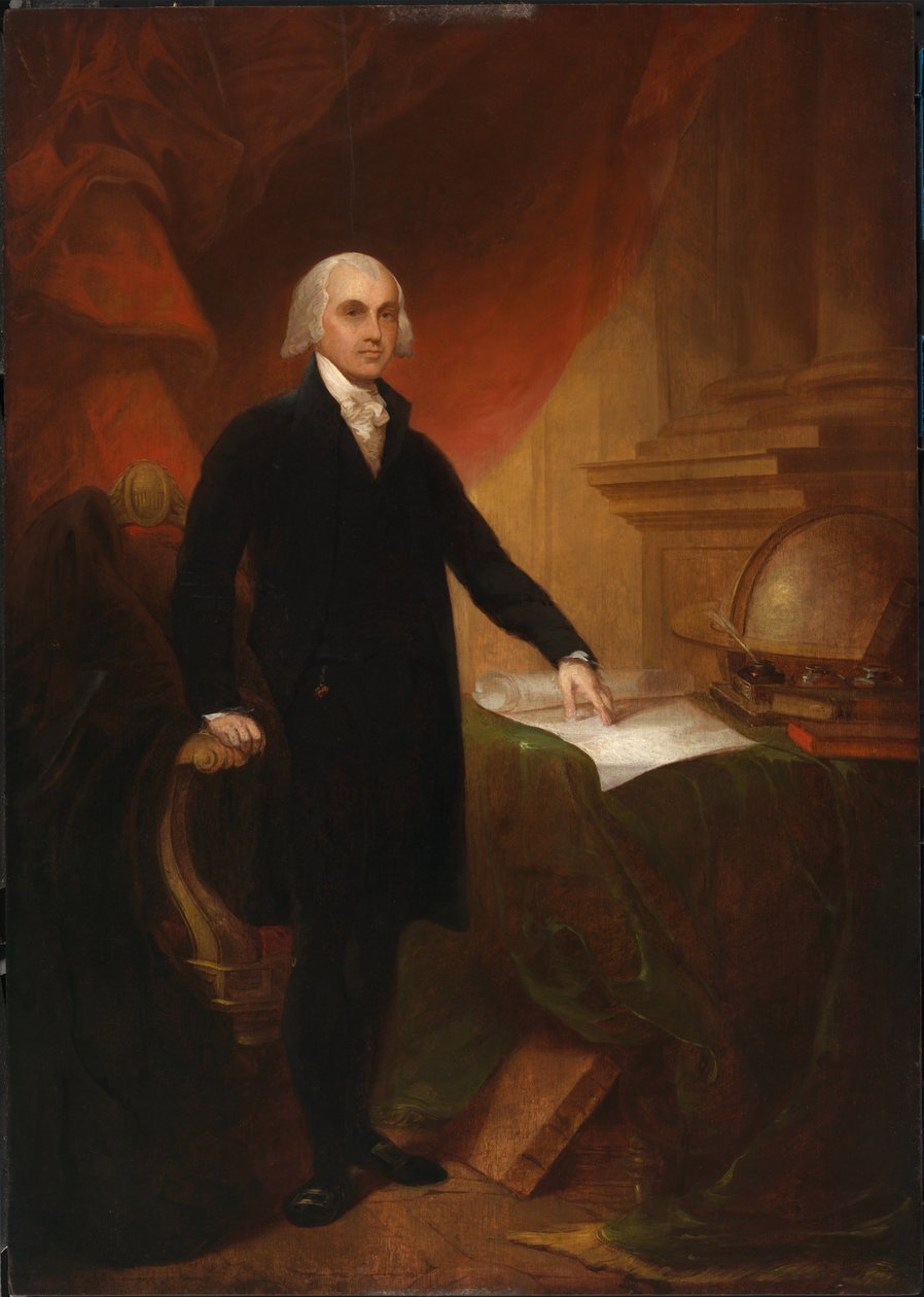 James Madison, 1809. alkotó: Thomas Sully