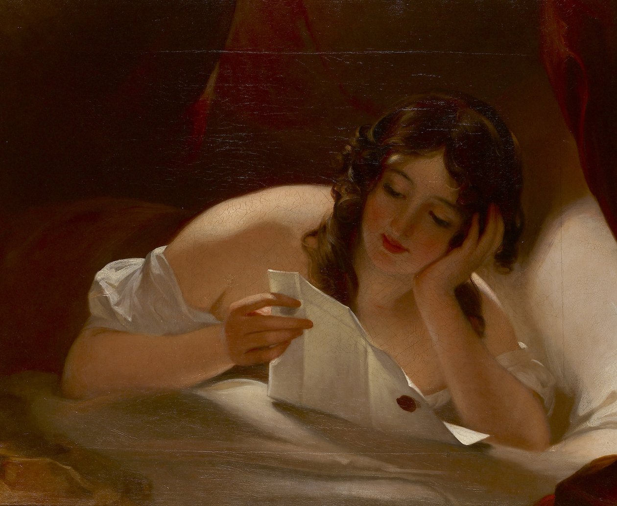 A szerelmes levél, 1834 alkotó: Thomas Sully