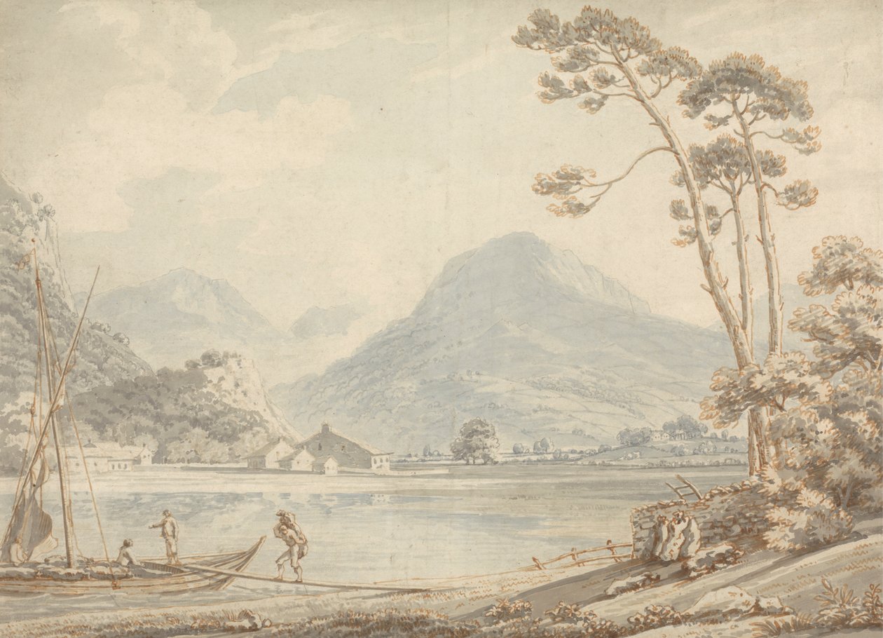 Táj Ambleside-ban alkotó: Thomas Sunderland