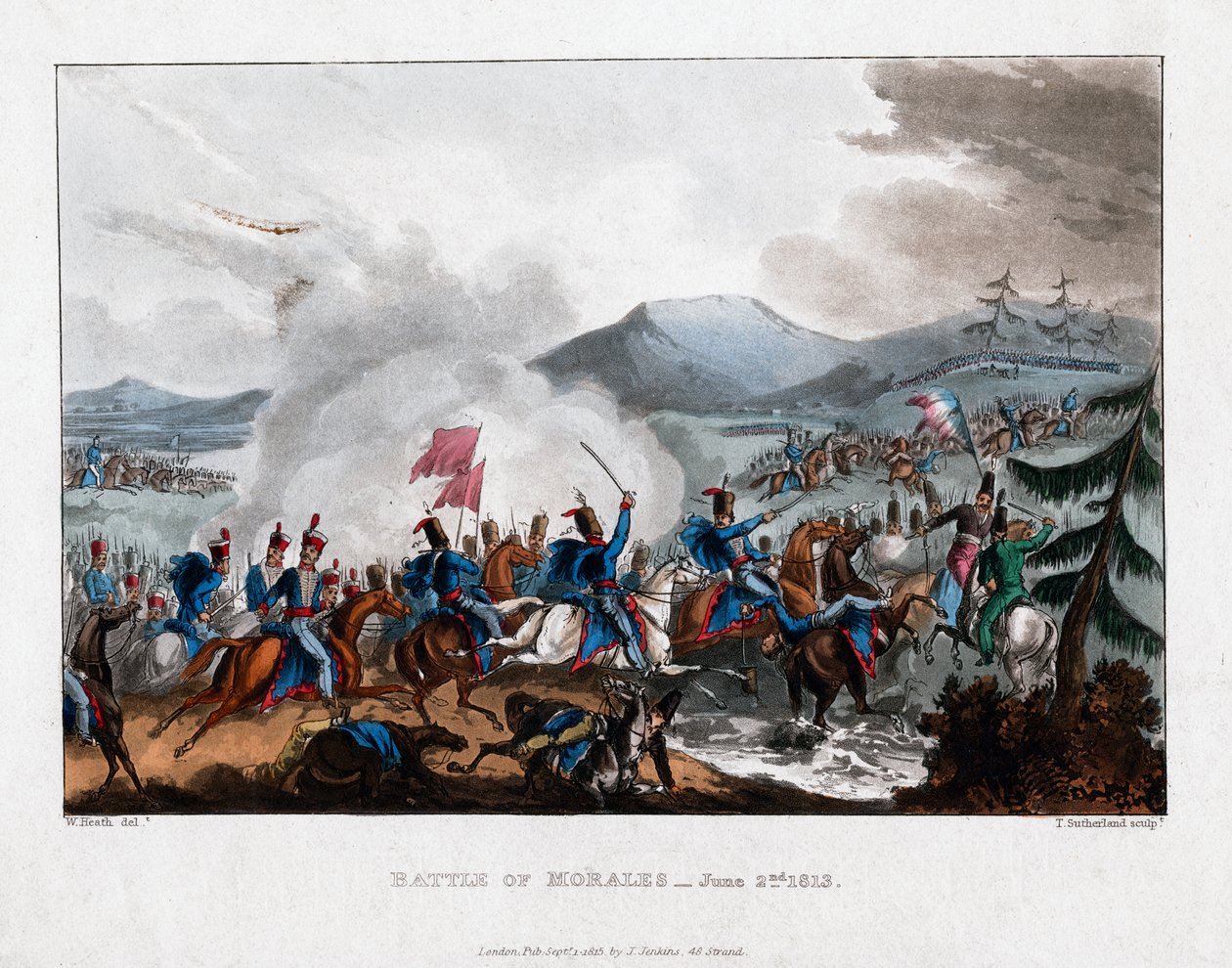 „Moralesi csata”, 1813-1815. alkotó: Thomas Sutherland
