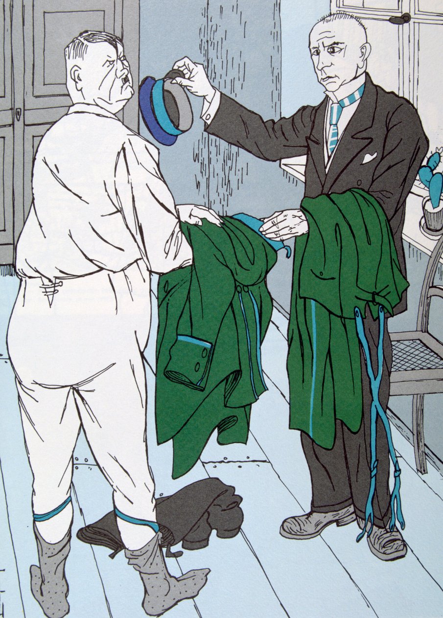 Adolf Hitler karikatúrája, 1924. alkotó: Thomas Theodor Heine
