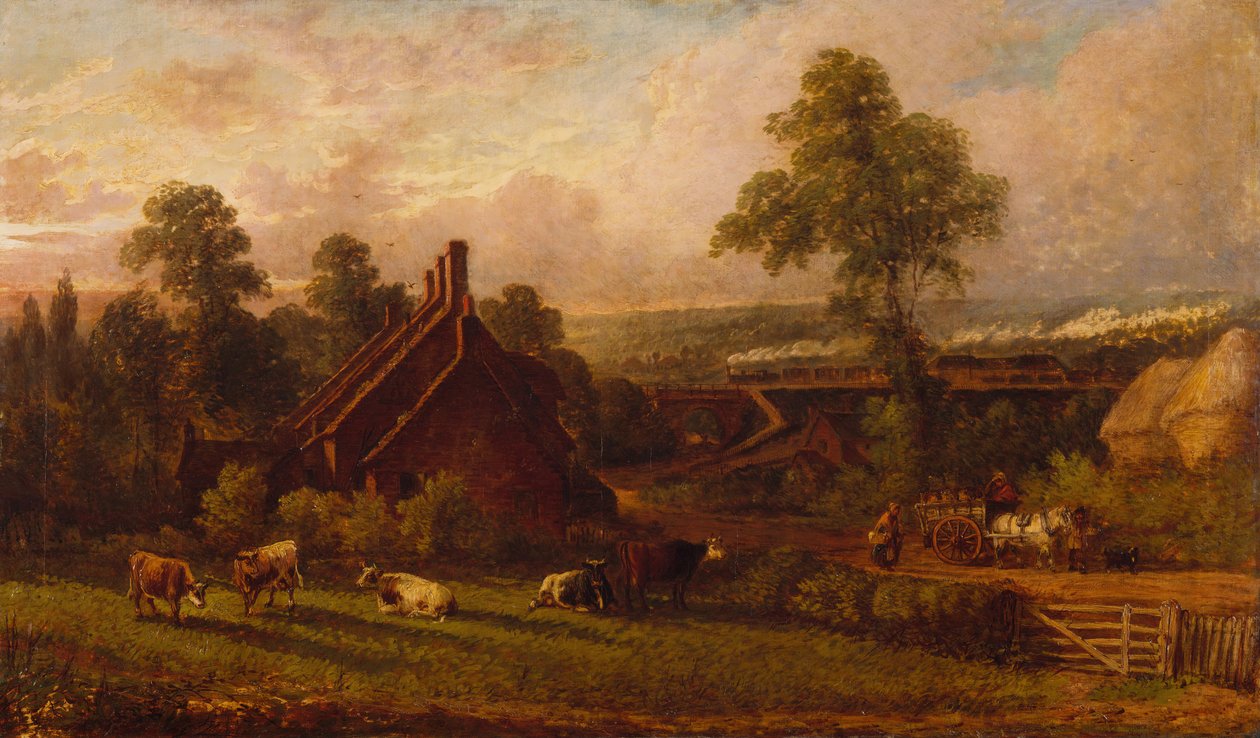 Northfield-i vasútvonal, 1871. alkotó: Thomas Thomas