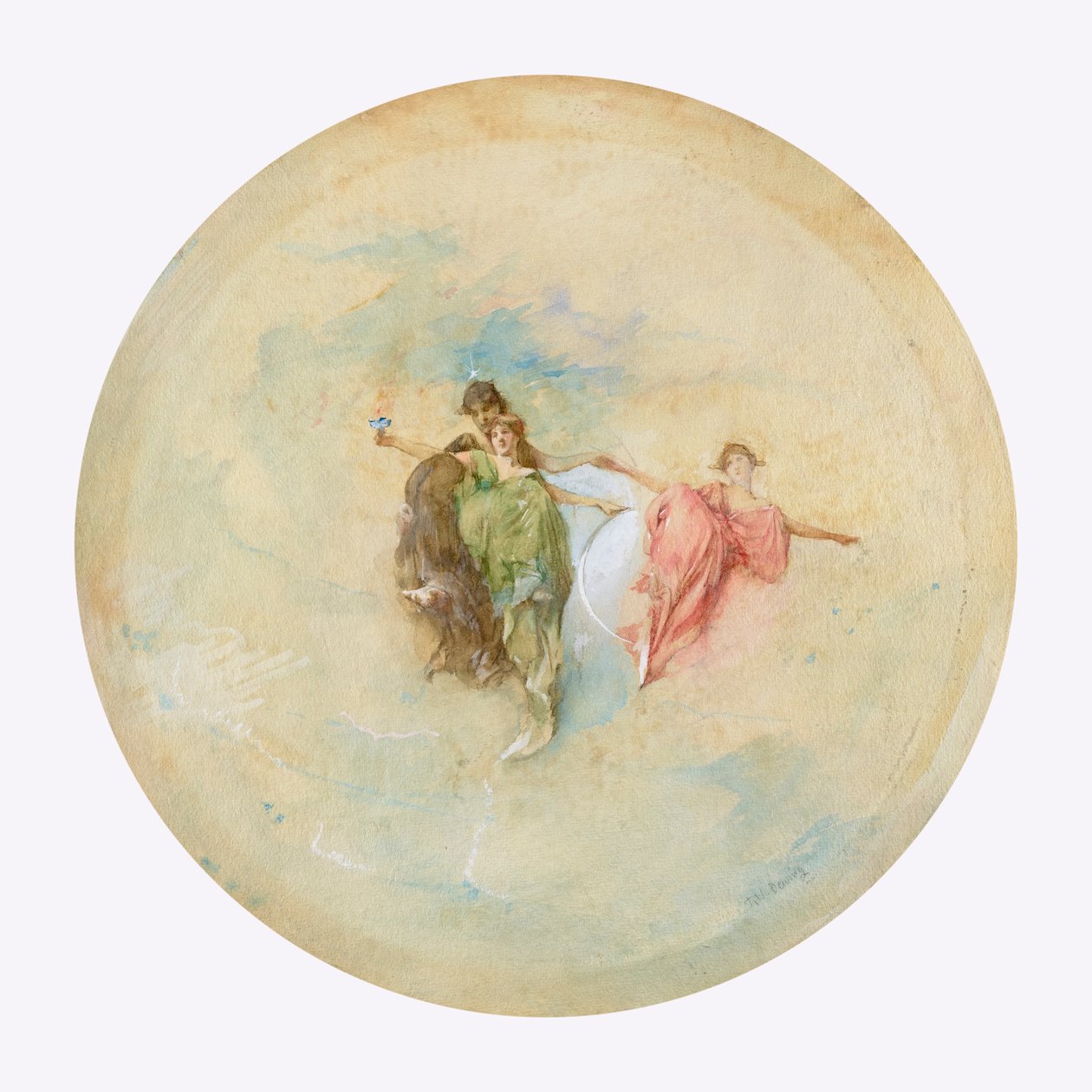 Hajnal, 1892. alkotó: Thomas Wilmer Dewing