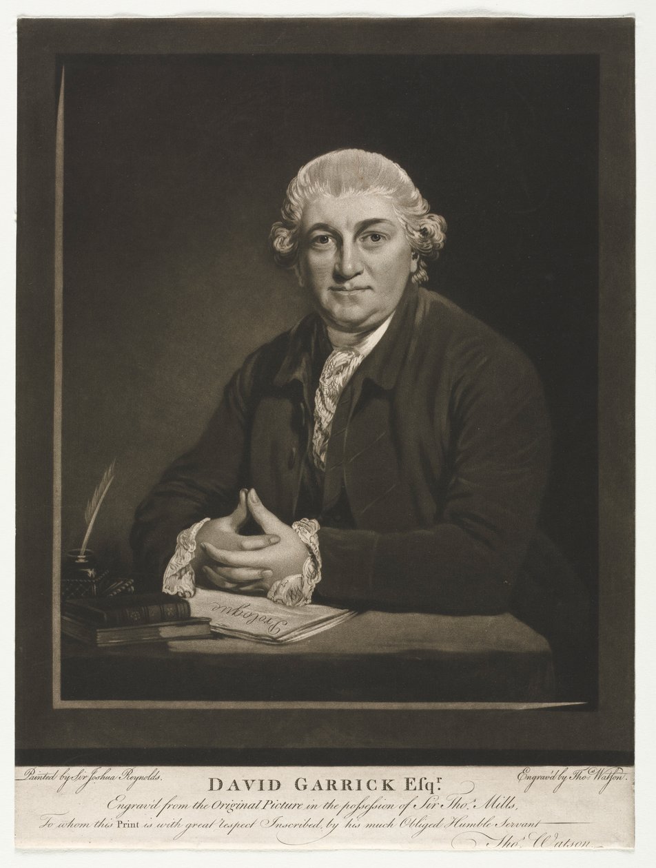 David Garrick, 1779. alkotó: Thomas Watson