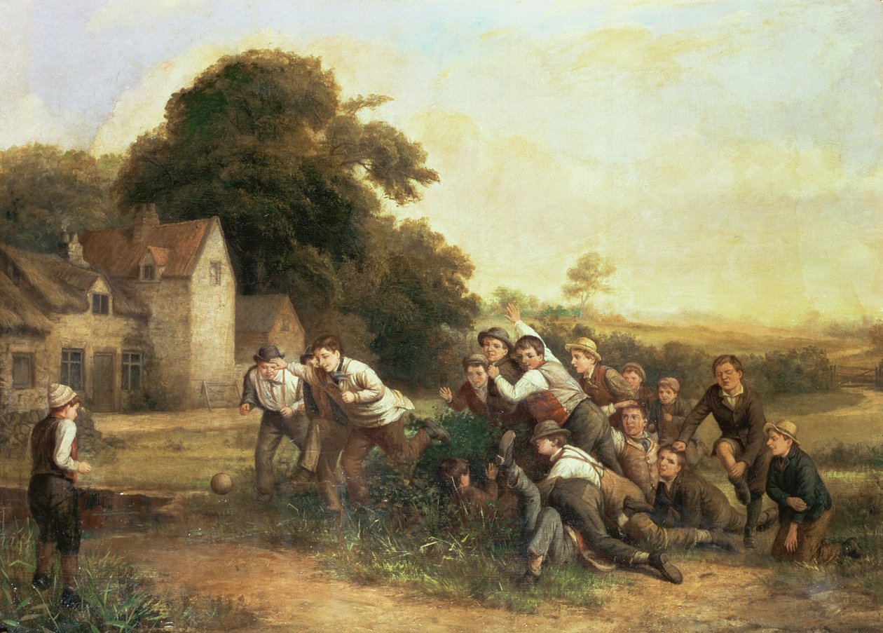 A futballmeccs alkotó: Thomas Webster