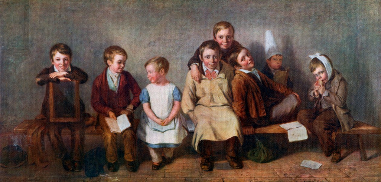 A mosoly, 1842, 1912. alkotó: Thomas Webster