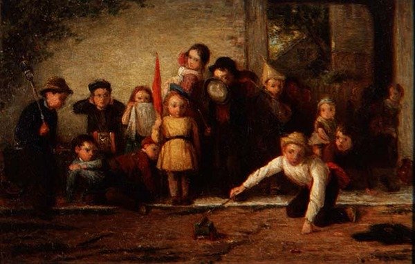 Önkéntesek a tüzérségi gyakorlaton alkotó: Thomas Webster