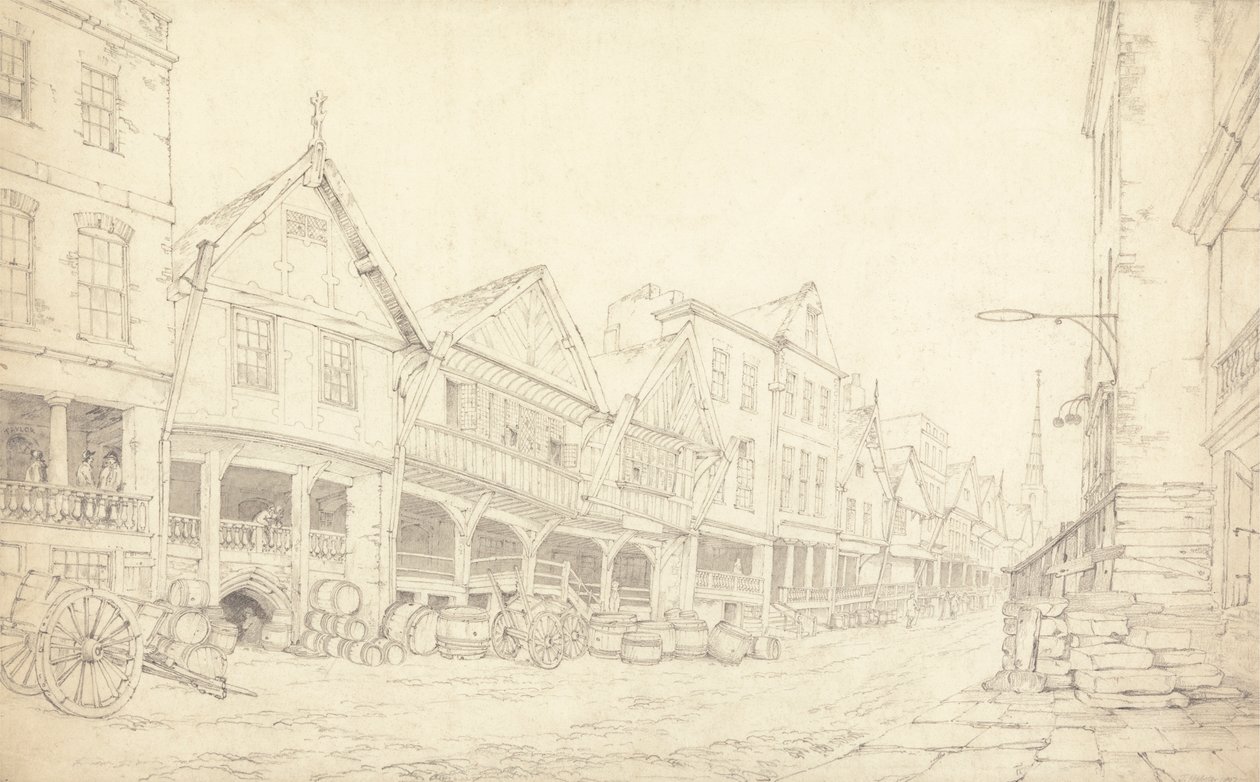 Watergate Street, Chester alkotó: Thomas Webster