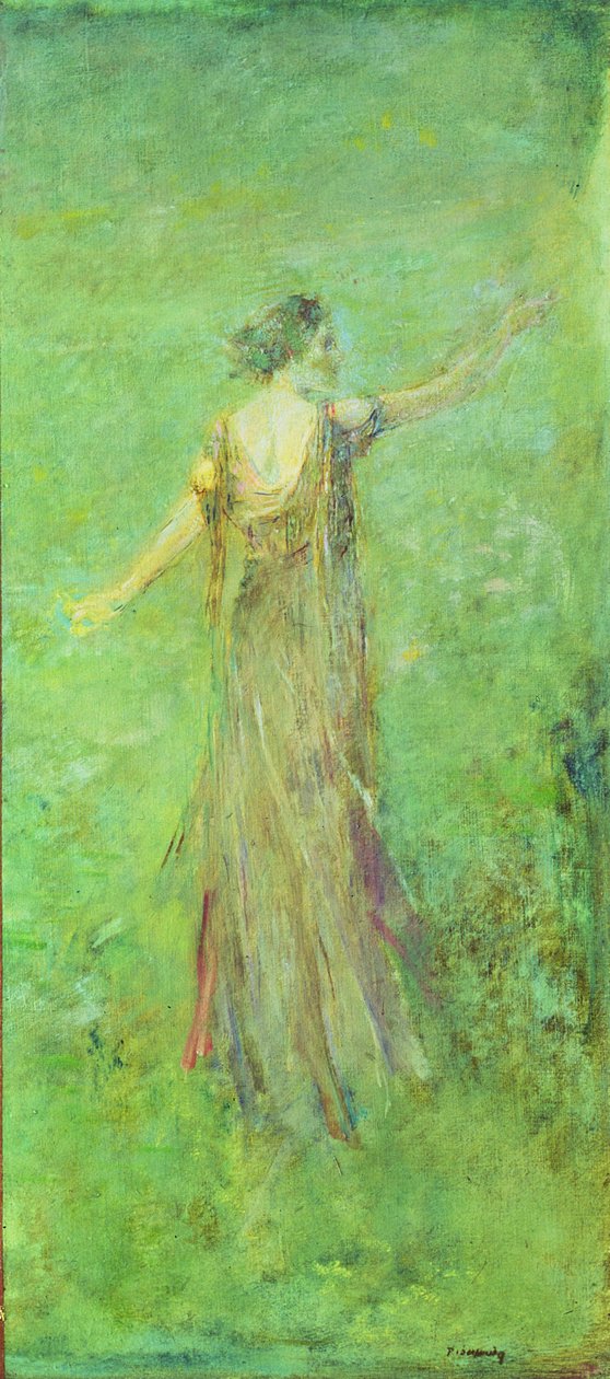 június, 1920 körül (olaj, vászon) alkotó: Thomas Wilmer Dewing