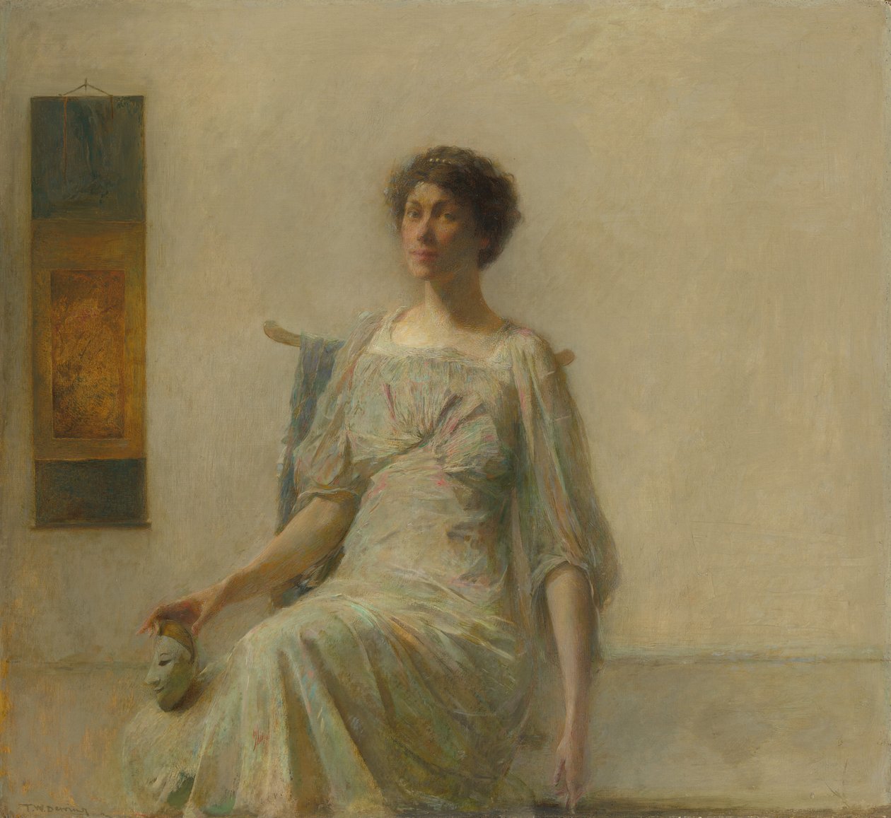 Maszkos hölgy alkotó: Thomas Wilmer Dewing