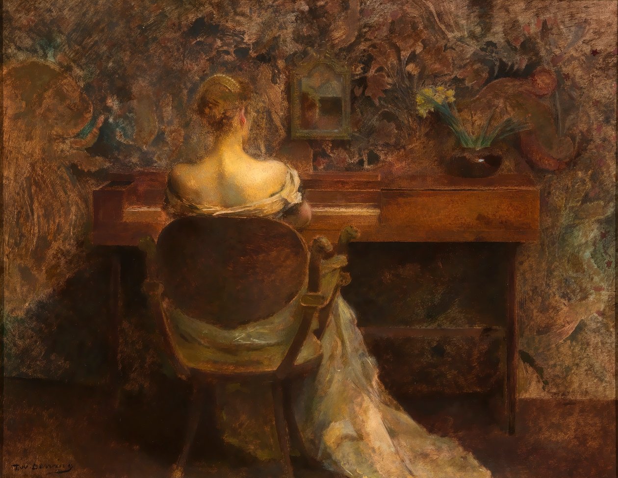 A Spinett alkotó: Thomas Wilmer Dewing