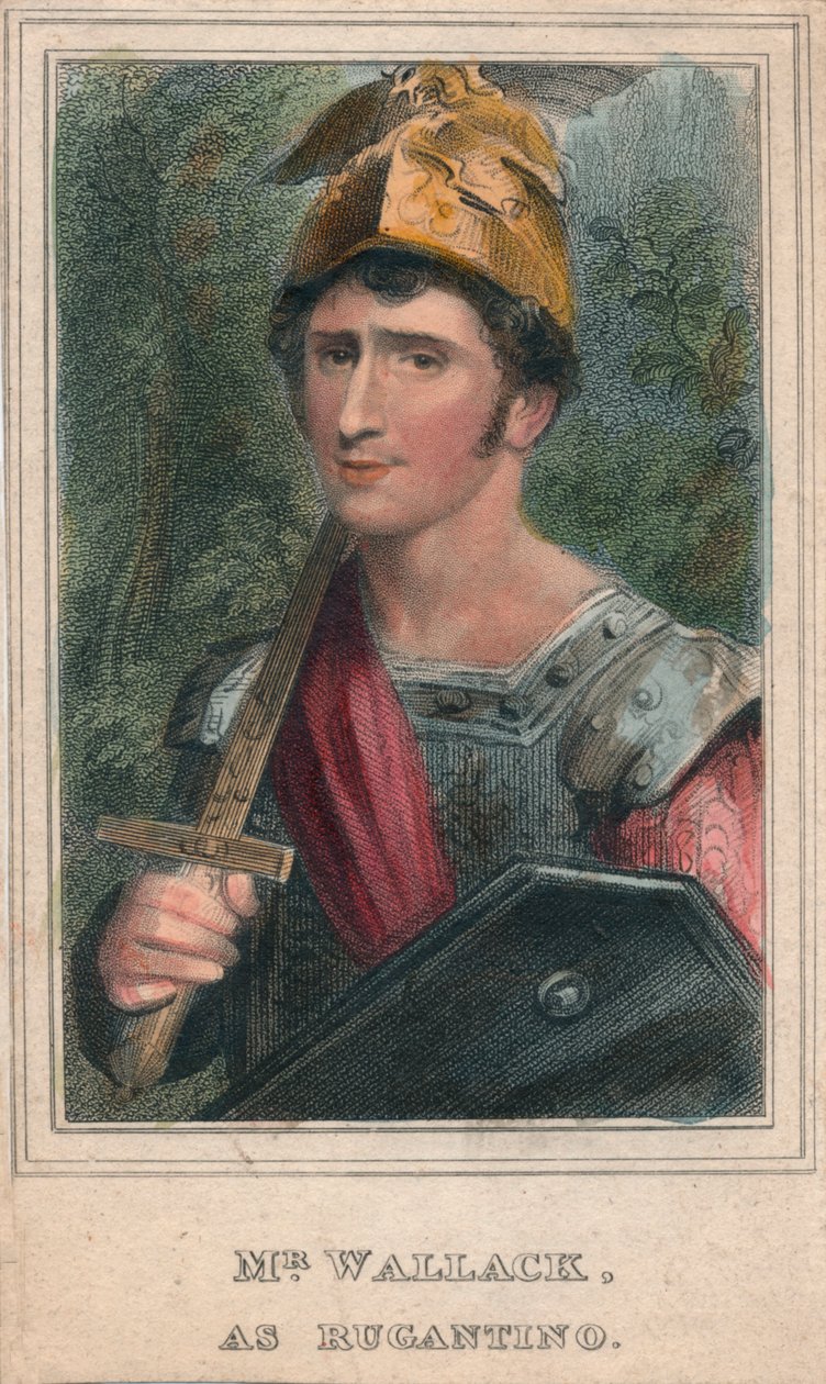 Wallack úr, mint Rugantino, c1820. alkotó: Thomas Wright