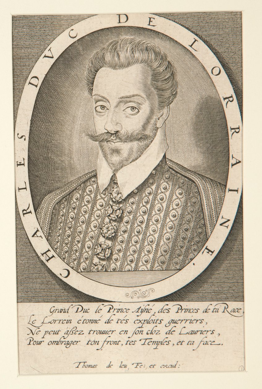 Károly, Lotaringia hercege alkotó: Thomas de Leu