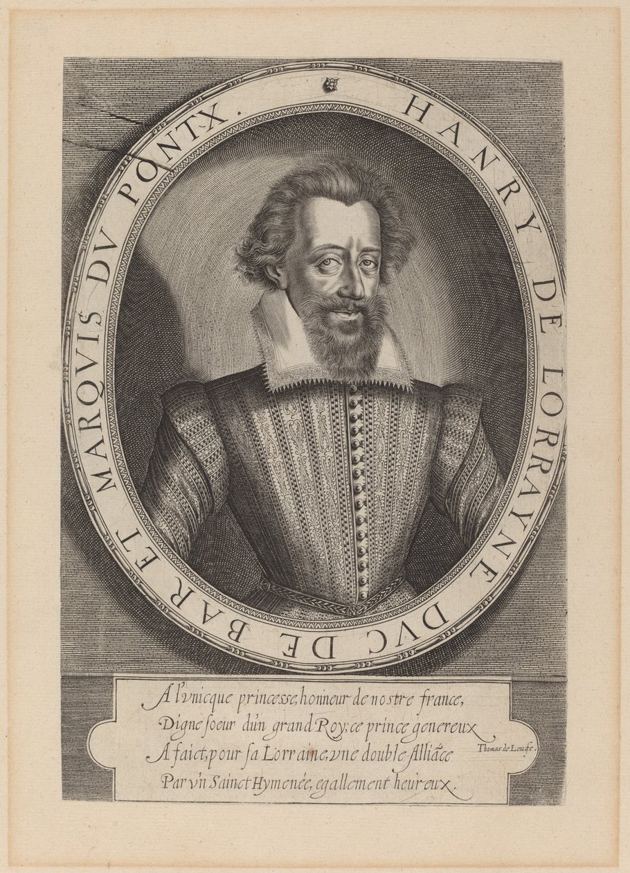 Henri, Bar hercege alkotó: Thomas de Leu