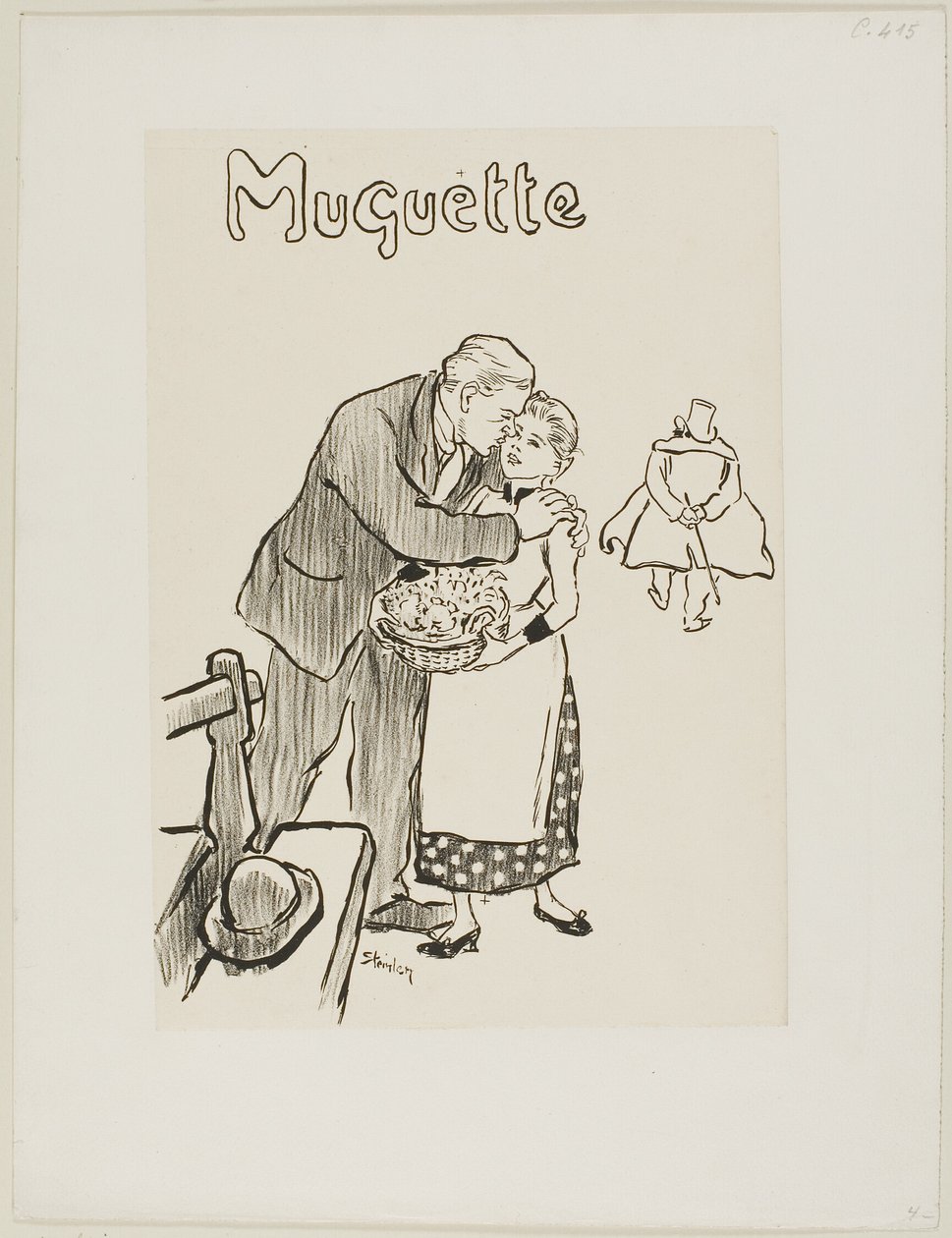 Muguette alkotó: Théophile Alexandre Pierre Steinlen